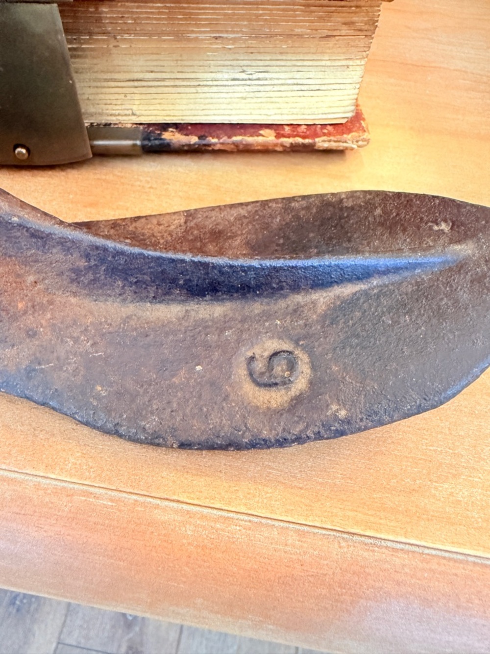Antique Cast Iron Shoe Last Size 6 - Picture 10 of 12